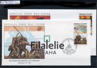 1995 MARSHALL/IWOJIMA/2FDC 568/9 LXXXVIII+IX