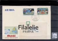 1994 AITUTAKI/APOLLO/FDC 728/9