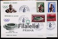 1968 DAHOMEY/MEXICO/4FDC 360/3