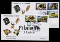 1969 DAHOMEY/FAUNA/2FDC 369/73