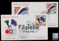 1972 GABON/SAPPORO/2FDC 454/5