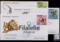 1974 GABON/MONKEY/3FDC 526/8