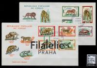 1972 CONGO/FAUNA/2FDC 341/8