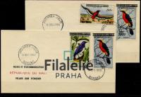 1960 MALI/BIRD/2FDC 14/7