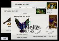 1968 NIGER/BIRD/6FDC 193/5+7/9 LIMITED 2SCAN