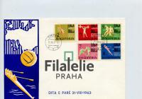 1963 ALBANIE/SPORT/FDC 763/7