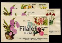 1967 COLOMBIA/ORCHID/3FDC 1098/1102