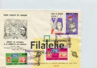 1966 PARAGUAY/SPACE/IMPERF/FDC 1573+Bl.4