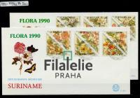 1990 SURINAM/FLORA/2FDC 1335/46