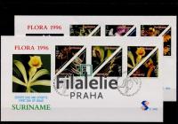 1996 SURINAM/ORCHID/2FDC 1535/46