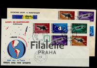 1964 SURINAM/SPACE/2FDC 441/5 I/II