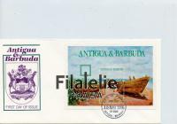 1986 ANTIGUA/BOAT/FDC 943/Bl.109