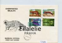 1990 BARBUDA/FAUNA/2FDC 1189/91+Bl.156