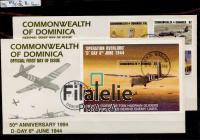 1994 DOMINICA/WWII/2FDC 1897/9+Bl.274