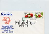 1984 DOMINICA/FLORA/FDC 861/2