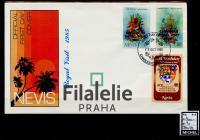 1985 NEVIS/ROYALVISIT/FDC 326+8/9