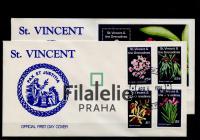 1994 St.VINCENT/ORCHID/4FDC 2711/8+Bl.308/9 2SCAN