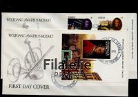 1991 GRENADINES/VINC/MOZART/3FDC 828/9+Bl.85/6