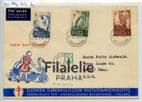 1957 FINLAND/BIRD/FDC 478/80