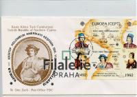 1992 T.CYPRUS/COLUMBUS/FDC 332/Bl.10