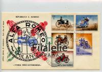 1962 SANMARINO/CAR/FDC 704/8