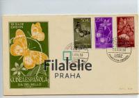 1958 GUINEA/ESPANA/BUTTERFLY/FDC 353/5