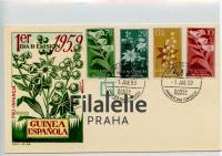 1959 GUINEA/ESPANA/FLORA/FDC 356/9