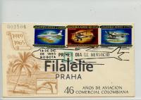 1965 COLOMBIA/AIR/FDC 1065/7