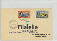 1938 BAHAMAS/CANADA KGVI/FDC