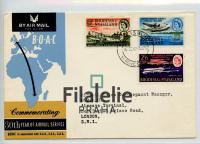 1962 RHODESIA/ENGLAND QEII/BOAC/AIR