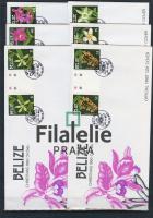 1990 BELIZE/ORCHID/6FDC 1056/61GP