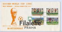 1990 MONTSERAT/FOOTBALL/FDC 781/4