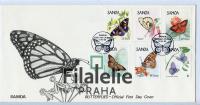 1986 SAMOA/BUTTERFLIES/FDC 580/5