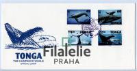 1996 TONGA/WWF/WHALE/FDC 1400/3