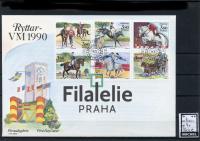 1990 SVERIGE/HORSE//FDC 1601/6