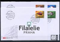 2002 SWISS/TRAIN/4FDC 1778/81