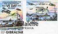 1995 GIBRALTAR/WWII/FDC 714/Bl.21