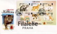 1997 GIBRALTAR/KITTENS/FDC 787/Bl.27