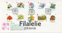 1993 GUERNSEY/FLORA/FDC 598/607