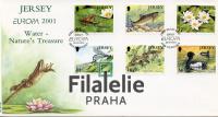 2001 JERSEY/FAUNA/2FDC 980/5+Bl.29 2SCAN