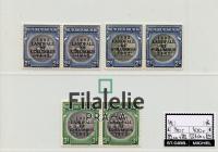 1942 BAHAMAS SG172+a+173* 90L 2SCAN