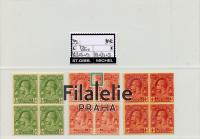 1922 TURKS SG163+5+9(4Bl)** 135L 2SCAN