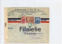1943 COLOMBIA/USA CENSOR/AIR