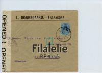 1916 ESPANA/DANMARK CENSOR