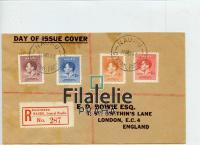 1937 NAURU/ENGLAND KGVI/FDC/REG