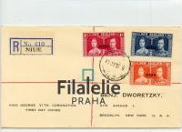1937 NIUE/USA KGVI/FDC/REG