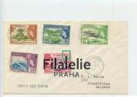1954 DOMINICA/ENGLAND QEII/FDC