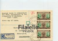 1950 S.RHODESIA/S.AFRICA KGVI/REG/FDC
