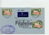 1938 CEYLON/SWISS KGVI/AIR