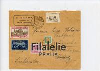 1934 TUNIS/LIECHTENSTEIN REG/2SCAN
